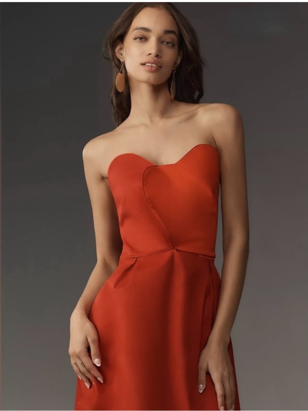FARM Rio x Anthropologie Strapless Sweetheart Mini Dress, Size Small, NWT - Picture 2 of 4
